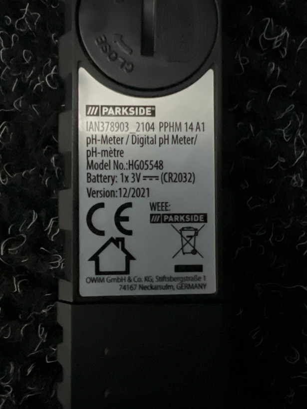 دستگاه اندازه گیری PH پارکساید مدل PPHM14 A1